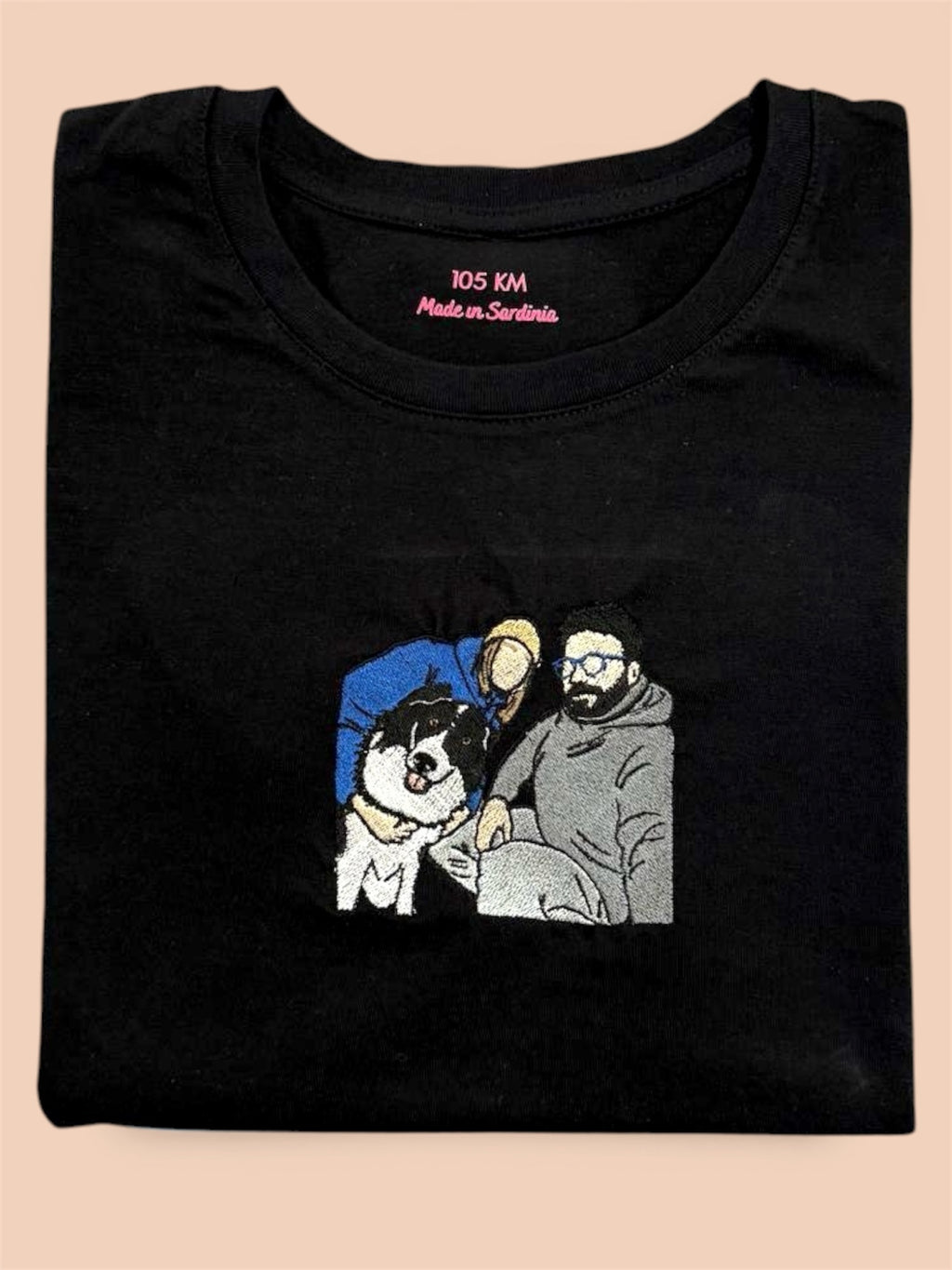 T-shirt con 2 persone + animale