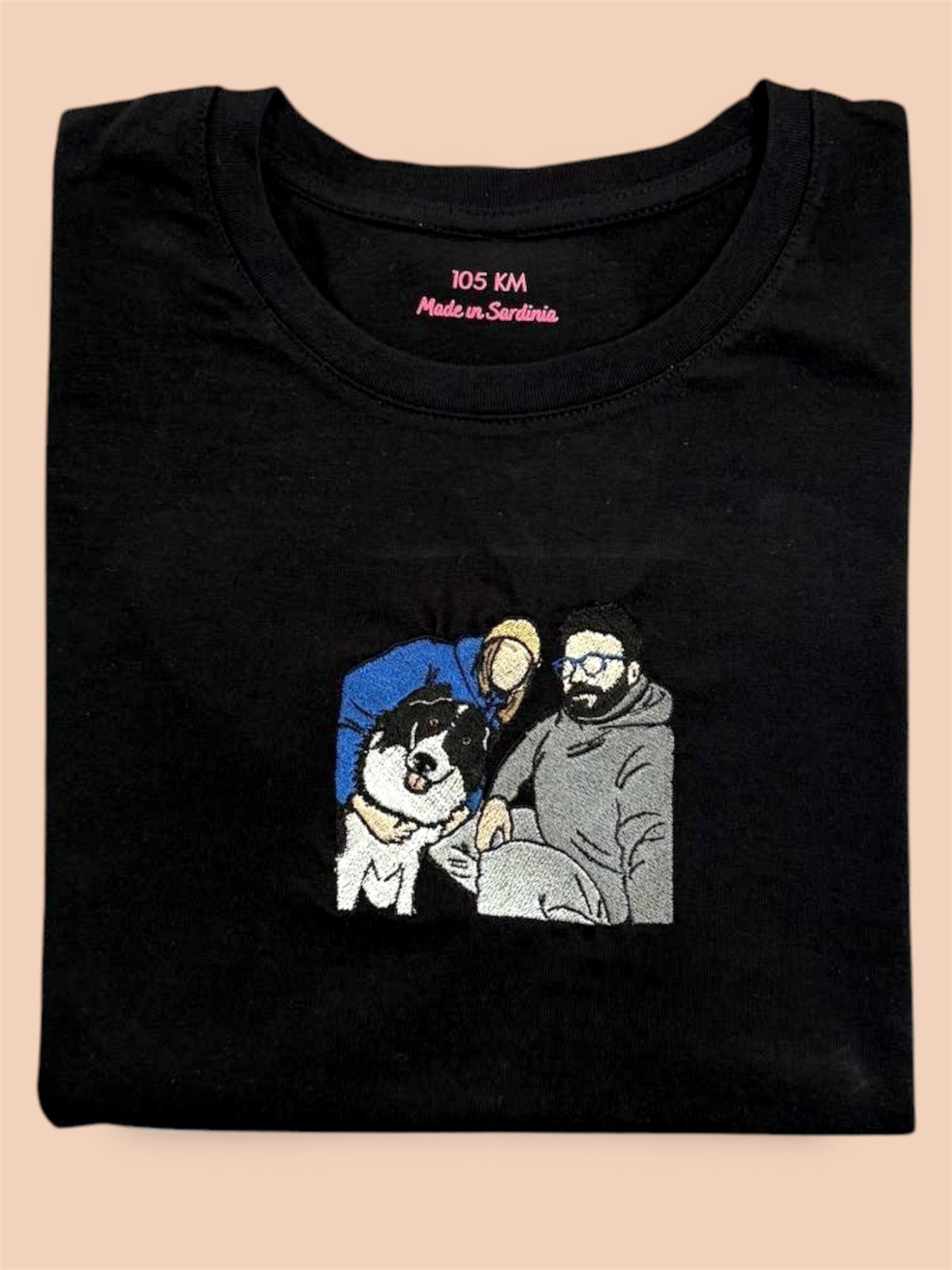 T-shirt con 2 persone + animale