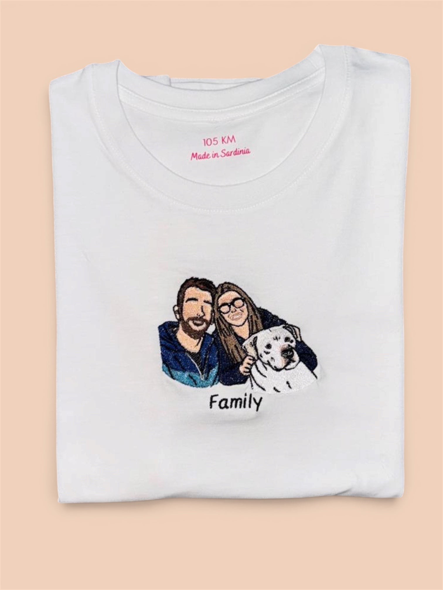 T-shirt con 2 persone + animale